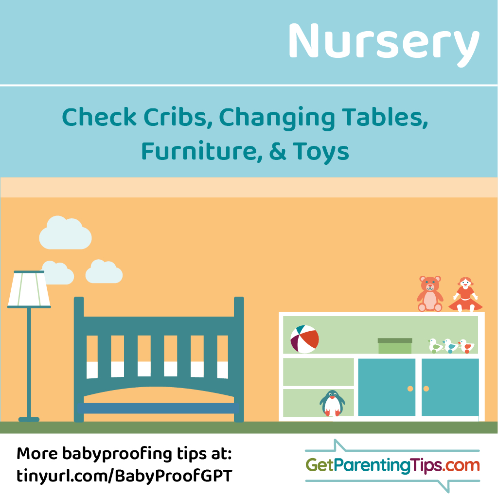 Nursery. Check cribs, changing tables, furniture & toys. GetParentingTips.com